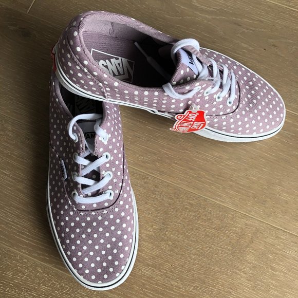 VANS Doheny Off The Wall Sneakers Purple+Wht Sz 7 - Picture 3 of 10